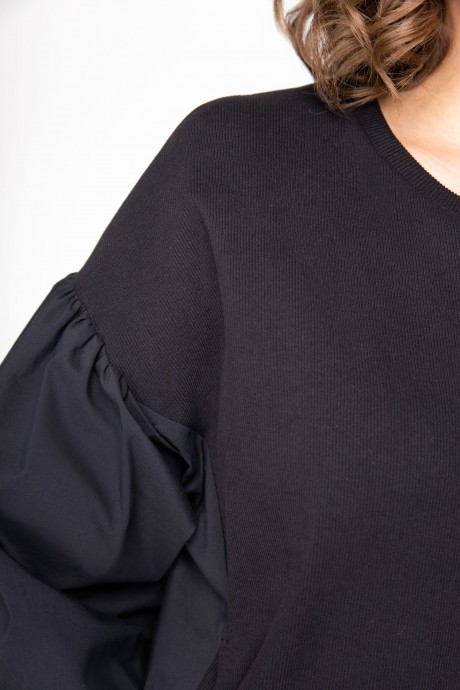 Платье EVA GRANT 133-1 черный размер 48-58 #5