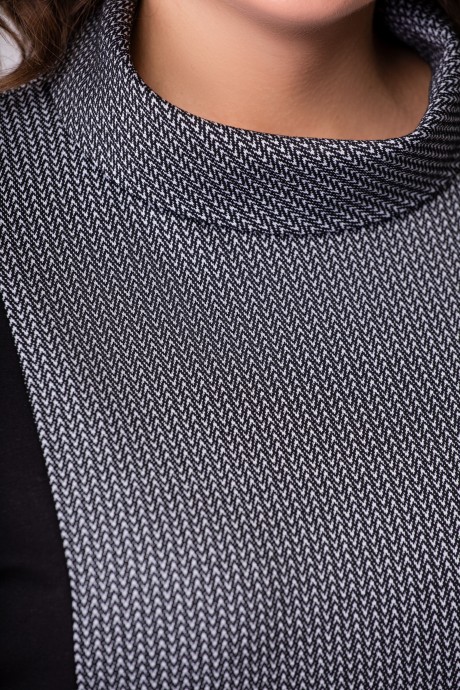 Костюм/комплект EVA GRANT 203 черный+ серый в штрихи размер 48-58 #8