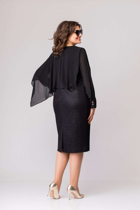 Платье EVA GRANT 7041 черный размер 48-64 #5