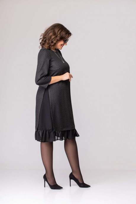 Платье EVA GRANT 1004-2 горошек размер 48-58 #4