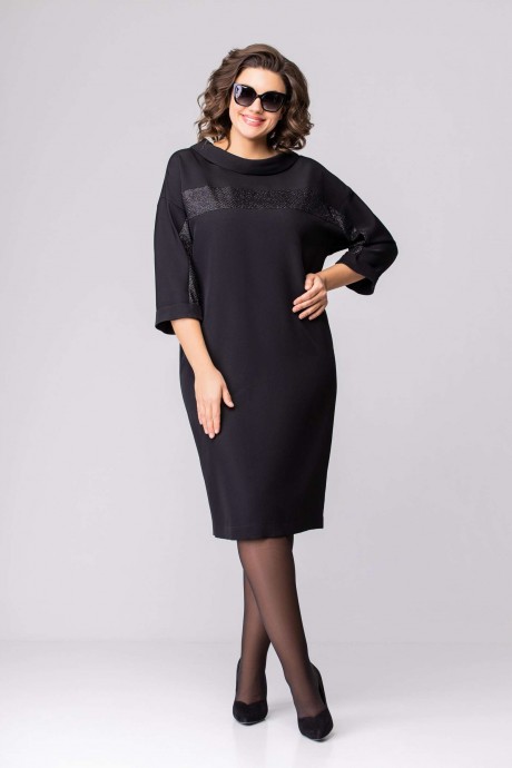 Платье EVA GRANT 7273 черный размер 48-64 #2