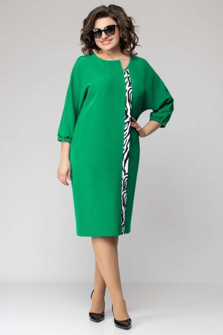 Платье EVA GRANT 7095 -1 зеленый размер 48-64 #2