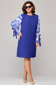 Платье EVA GRANT 7060 -2 синий #1