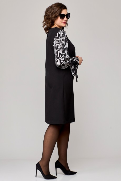 Платье EVA GRANT 7060 -3 черный размер 48-58 #5