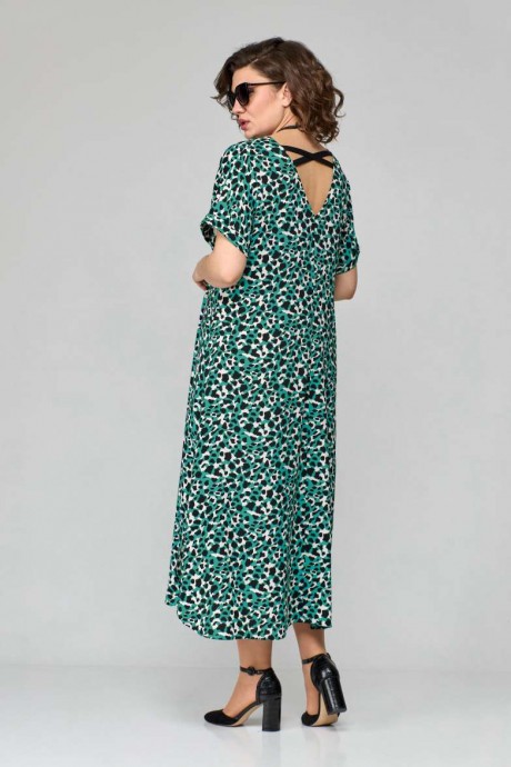 Платье EVA GRANT 7198 зеленый размер 48-58 #5
