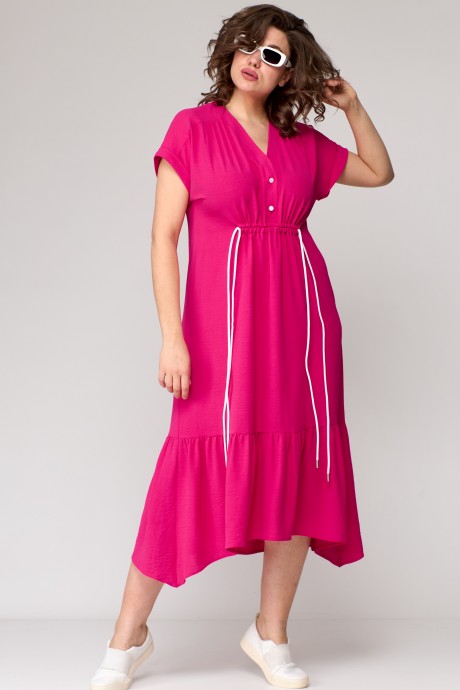 Платье EVA GRANT 7139 фуксия размер 48-58 #1