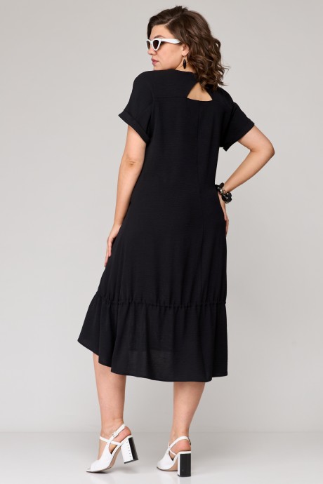 Платье EVA GRANT 7205 черно-белый размер 48-58 #8