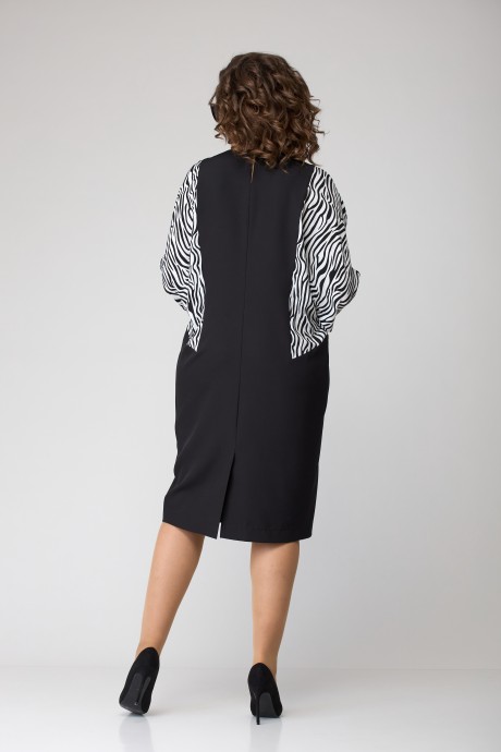 Платье EVA GRANT 7085 черный размер 48-58 #3