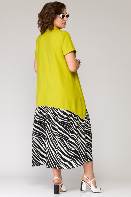 Платье EVA GRANT 7061 -2 желтый размер 44-60 #4