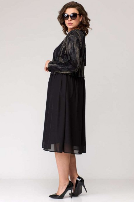 Платье EVA GRANT 7084.2 черный размер 48-58 #3