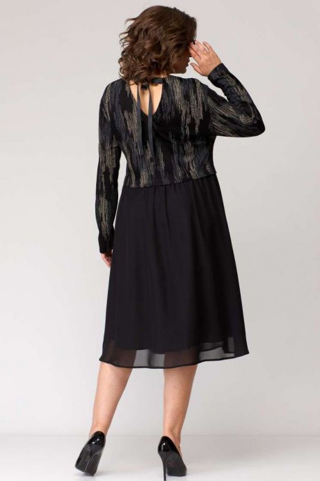 Платье EVA GRANT 7084.2 черный размер 48-58 #4