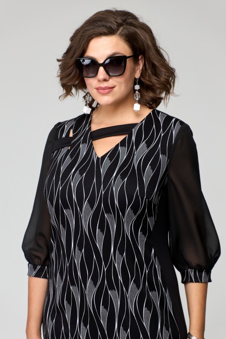 Вечернее платье EVA GRANT 7220-1 черный размер 48-58 #5