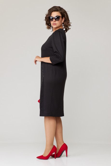 Платье EVA GRANT 7122 черный размер 48-58 #5