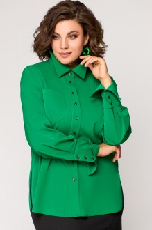 Блузка EVA GRANT 7288-1 зеленый #1