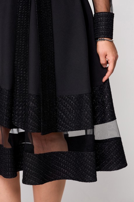 Вечернее платье EVA GRANT 7310 черный размер 48-58 #6