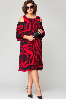 Платье EVA GRANT 7145 красный #1