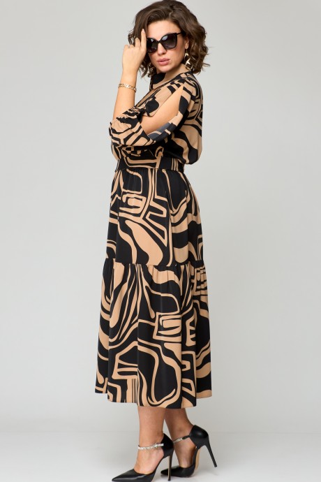 Платье EVA GRANT 7102 капучино размер 50-60 #4