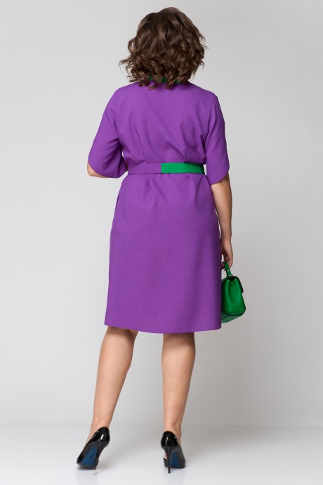 Платье EVA GRANT 7177 фиолетовый размер 50-60 #8
