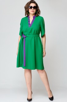 Платье EVA GRANT 7177 зелень #1