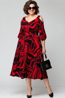 Платье EVA GRANT 7281 красный #1