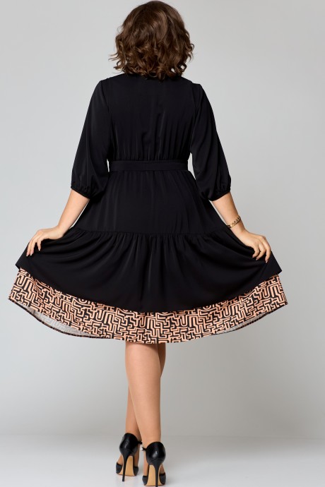 Платье EVA GRANT 7246 черный размер 50-60 #8
