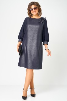 Вечернее платье EVA GRANT 7310 D синий баклажан #1