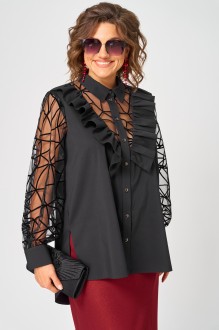 Блузка EVA GRANT 7174 -1В черный