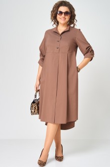 Платье EVA GRANT 7168 капучино