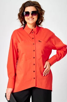 Блузка EVA GRANT 7319 коралл