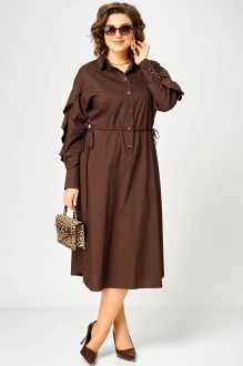 Платье EVA GRANT 7223 шоколад