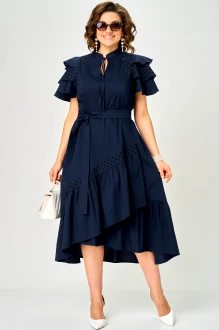 Платье EVA GRANT 7297 синее