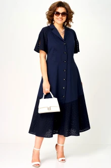 Платье EVA GRANT 7216 синее