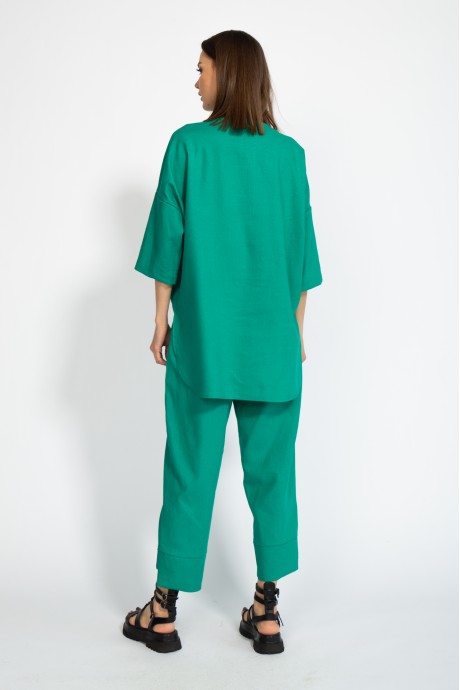 Рубашка KIVVIWEAR 4081-01 зеленый размер 42-52 #8