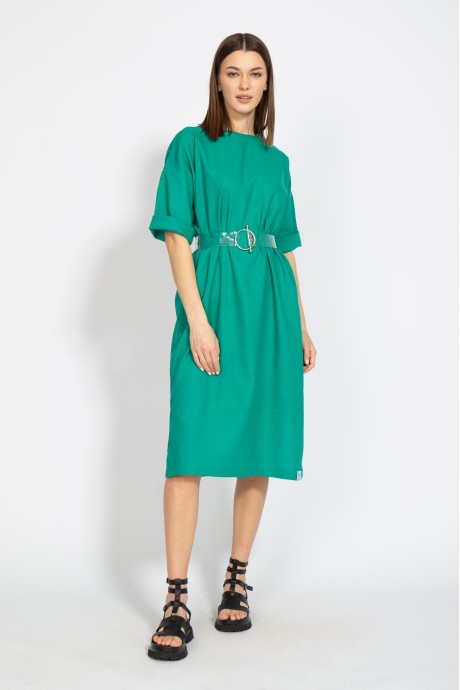 Платье KIVVIWEAR 407701 зеленый размер 42-52 #10