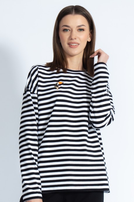 Джемпер (кофта) KIVVIWEAR 409802 Черный размер 42-52 #1
