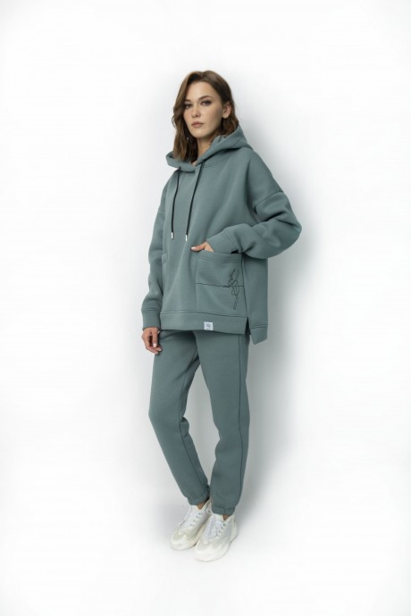 Джемпер (кофта) KIVVIWEAR 4057 05 Нефрит размер 42-58 #3