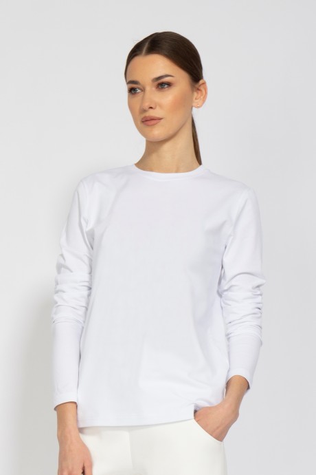 Джемпер (кофта) KIVVIWEAR 4061 Белый размер 42-58 #1