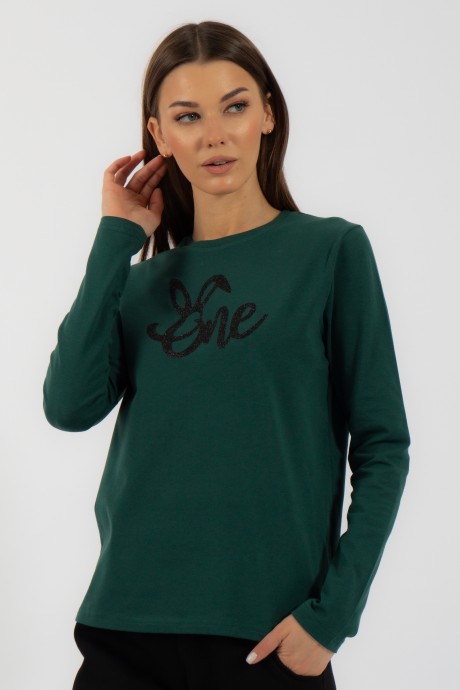 Джемпер (кофта) KIVVIWEAR 4061 41 изумруд размер  #1