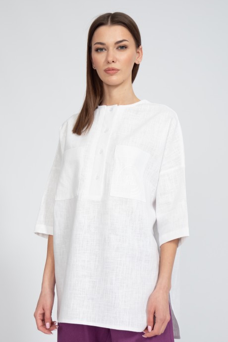 Рубашка KIVVIWEAR 4081 16 белый размер 42-52 #1