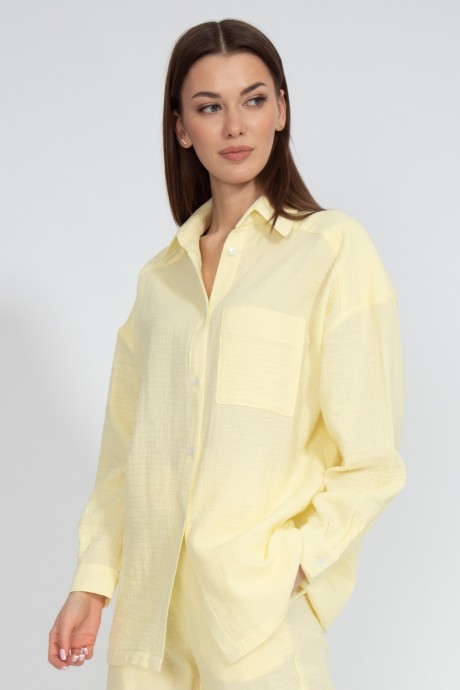 Рубашка KIVVIWEAR 4126 03 желтый размер 42-52 #1