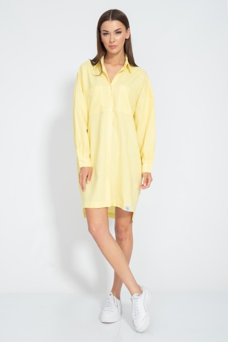 Платье KIVVIWEAR 3073 03 Желтый размер 42-52 #2