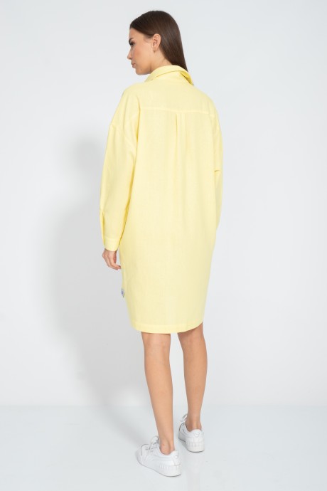 Платье KIVVIWEAR 3073 03 Желтый размер 42-52 #4