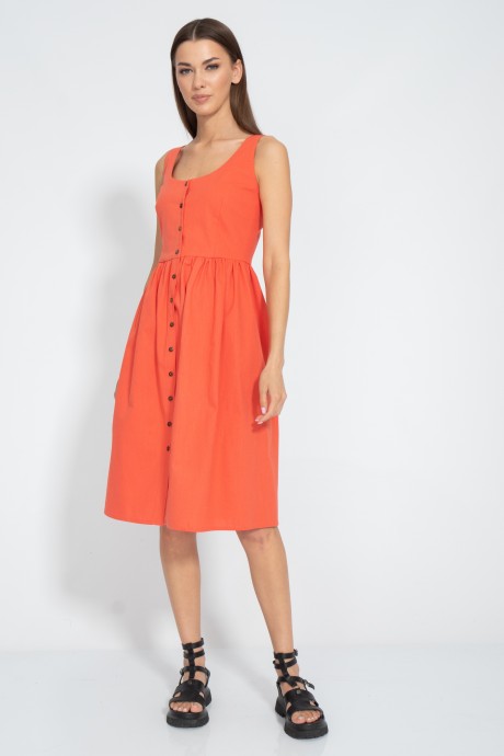 Платье KIVVIWEAR 3066 02 Морковный размер 42-52 #1