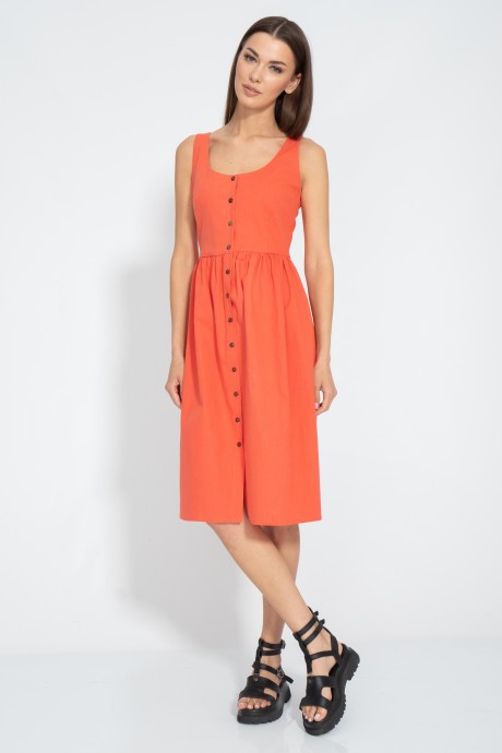 Платье KIVVIWEAR 3066 02 Морковный размер 42-52 #2