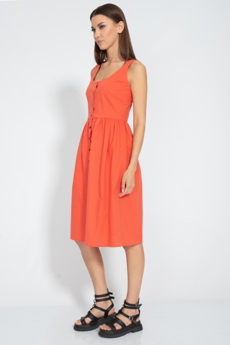Платье KIVVIWEAR 3066 02 Морковный размер 42-52 #3