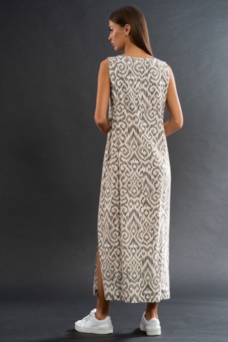 Платье KIVVIWEAR 3077-10 Хаки размер 42-52 #3
