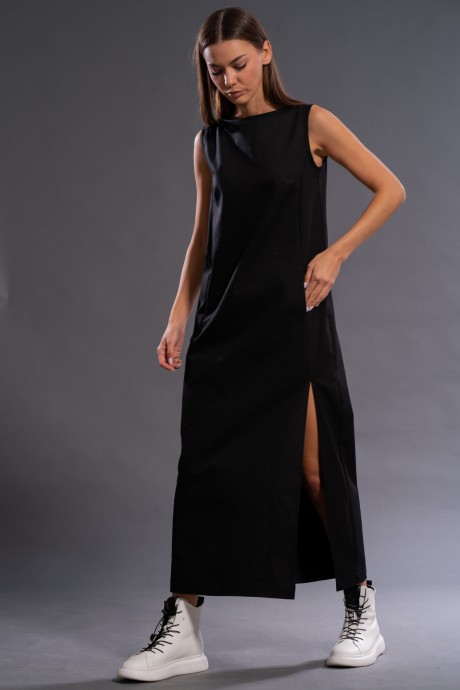 Платье KIVVIWEAR 4133-04 черный размер 42-52 #2