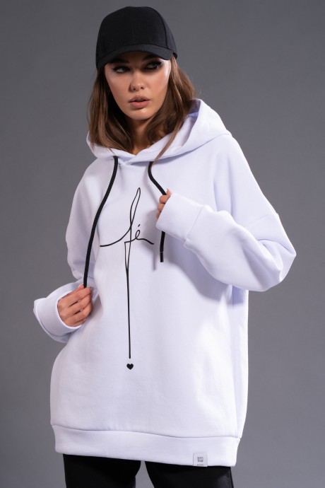 Худи KIVVIWEAR 3102-05 белый размер 42-56 #2