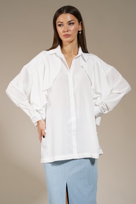 Рубашка KIVVIWEAR 4140 01 белый размер 42-58 #2