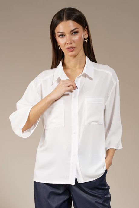 Рубашка KIVVIWEAR 4141 01 белый размер 42-52 #3